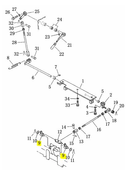 Рычаг 154-43-41360 Рычаг 154-43-41360