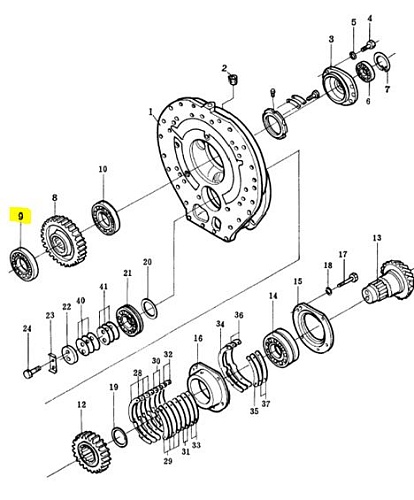 Подшипник 175-15-49340/NF1021MC4 Подшипник 175-15-49340/NF1021MC4