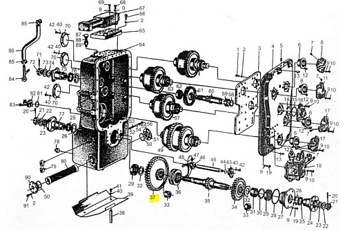 Шестерня КПП ZL50G2-03012 Шестерня КПП ZL50G2-03012