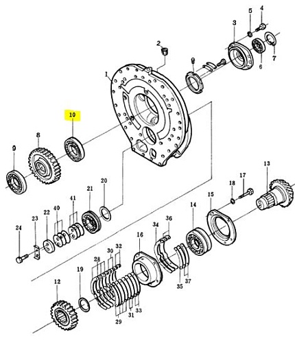 Подшипник КПП 175-15-43270/NF218E/C4/160*89*30 Подшипник КПП 175-15-43270/NF218E/C4/160*89*30
